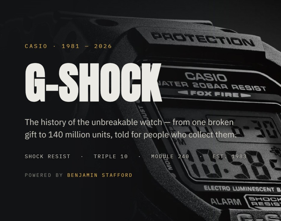 G-Shock: the history of the unbreakable watch